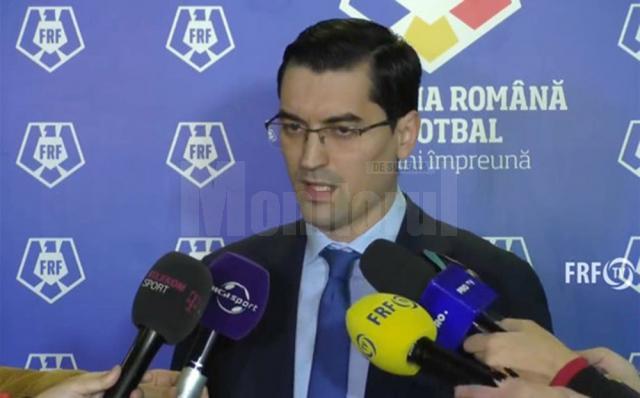 Răzvan Burleanu a anunţat noile măsuri luate de FRF. Foto: liga2.prosport.ro