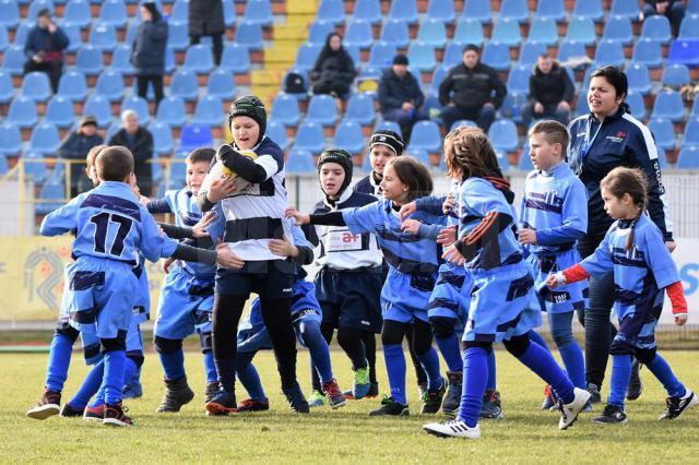 Echipele Sucevei au evoluat în albastru / Foto Dragoș Pascaneanu