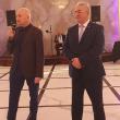 Primarul Ion Lungu și președintele CARP, la evenimentul  Mărțișorul persoanelor vârstnice din municipiul Suceava