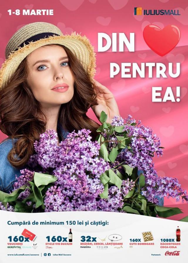 Iulius Mall Suceava oferă peste 1.500 de premii dedicate femeilor