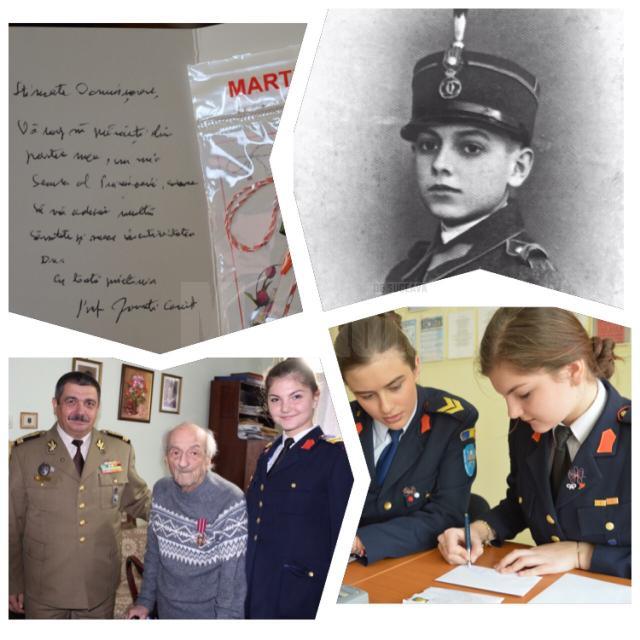 Schimb de mărțișoare între generații, la Colegiul Național Militar „Ștefan cel Mare” din Câmpulung Moldovenesc