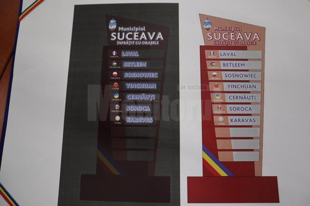 Totemuri cu numele localităților înfrățite cu Suceava vor fi amplasate la intrările în oraș