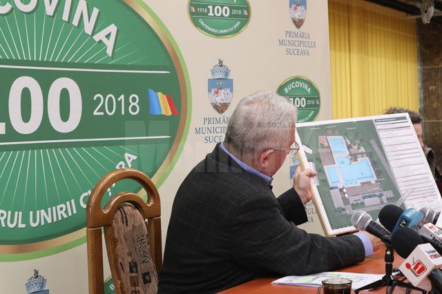 Primarul Ion Lungu a prezentat proiectul de modernizare a Ștrandului, inclusiv cu panouri solare