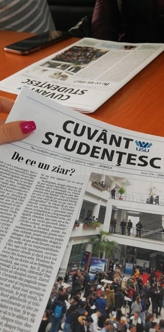 Ziarul ”Cuvânt Studențesc”, la lansare