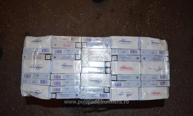 Captură de țigări de 15.000 de euro și doi ucraineni cercetați pentru contrabandă