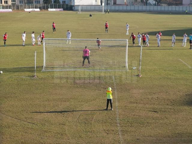 Julei a deschis scorul pentru Somuz, din penalty. Foto: Codrin Anton