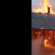 Incendiul s-a extins cu repeziciune la intreaga casa, aflata in centrul comunei Ciocanesti