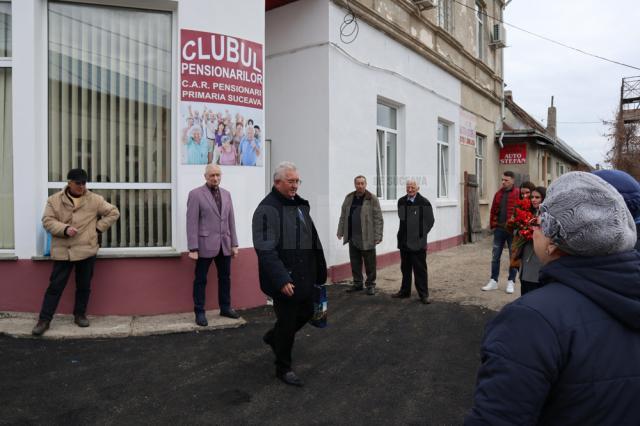 Primul club al pensionarilor suceveni, inaugurat în Centru, lângă Piața Mare