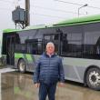 Cele 25 de autobuze care vor fi livrate în toamnă la Suceava vor fi verzi precum cupola celui vizitat de Lungu în curtea BMC CITY BUS