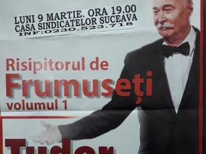 DSP Suceava a interzis concertul de luni, cu Tudor Gheorghe, de la Casa Culturii
