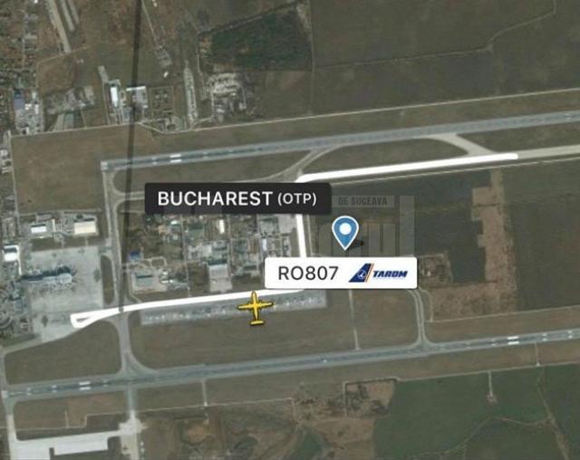 Un zbor București – Suceava a fost întors de pe pista Aeroportului București după ce un pasager a avut un acces de tuse