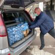 Un fălticenean a donat baxuri cu apă plată și pachete cu biscuiți cadrelor medicale din Suceava și Fălticeni