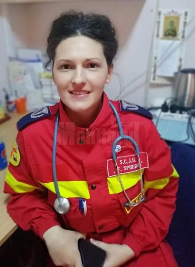 Alina, medicul rezident care a venit de la Iași să ajute Suceava
