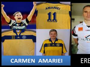 Tricourile lui Carmen Amariei si Eremia Pîrîianu vor fi licitate în cadrul licitației organizate de CSU Suceava
