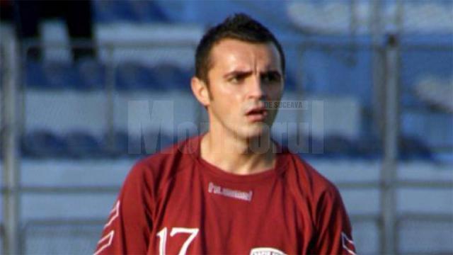 Gabriel Şuleru în urmă cu 10 ani, pe când evolua la Rapid CFR Suceava