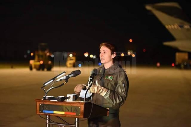Suceveanca Simona Maierean a pilotat aeronava care a transportat din Coreea de Sud 45 de tone de echipamente de protecție