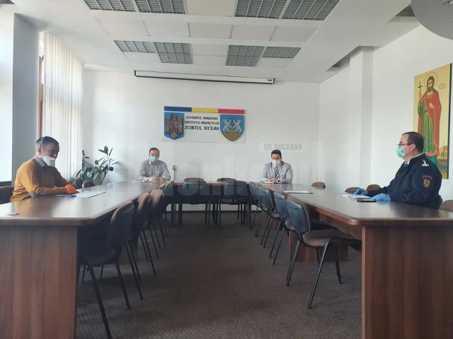 Şedință operativă la Prefectura Suceava