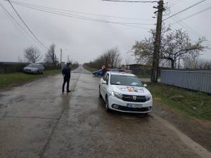 Filtru de poliție la iesirea din Liteni