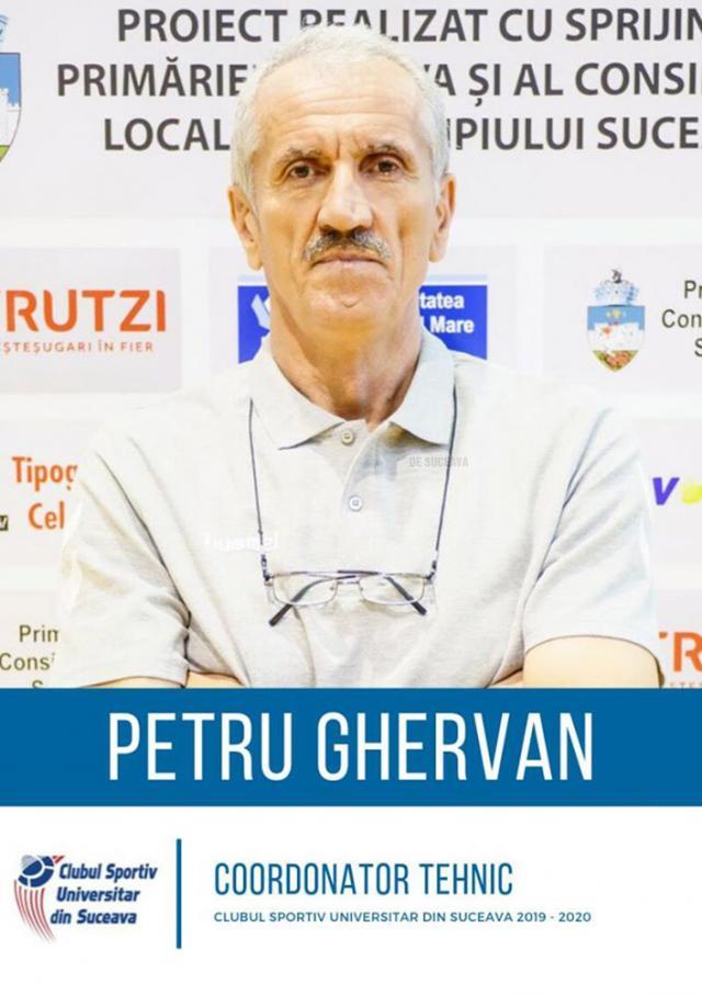 Petru Ghervan speră că echipa suceveană să gestioneze cât mai bine această întrerupere neașteptată a sezonului