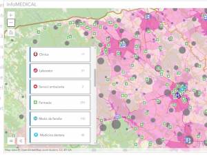 Hartă interactivă cu informații de interes medical, din Suceava și Botoșani, realizată de USV