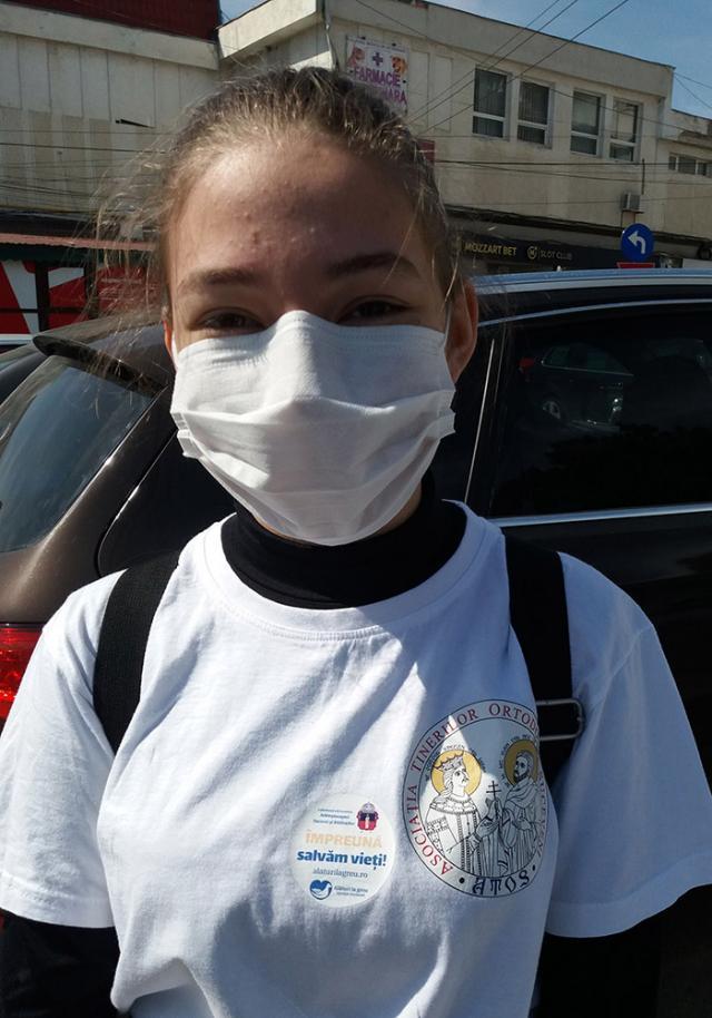 Mariei Xenia - voluntar ATOS - elevă la Colegiul Național „Petru Rareș” Suceava