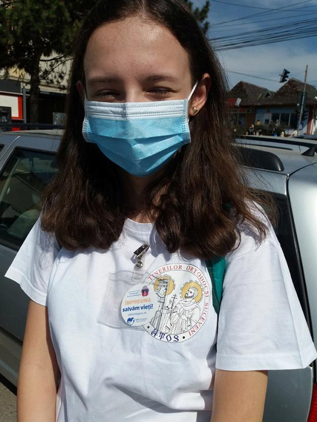 Zaharia Cezara Teona - voluntar ATOS - elevă la Colegiul Național „Petru Rareș” Suceava