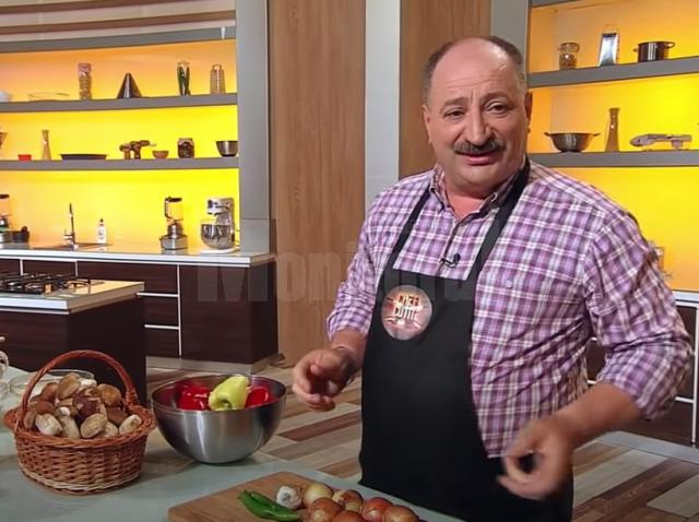 Vasile Rusu, fostul viceprimar din Broșteni, pe când participa la ”Chefi la cuțite”