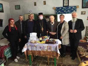 Singurul veteran de război în viață din comuna Straja, sărbătorit la împlinirea a 100 de ani
