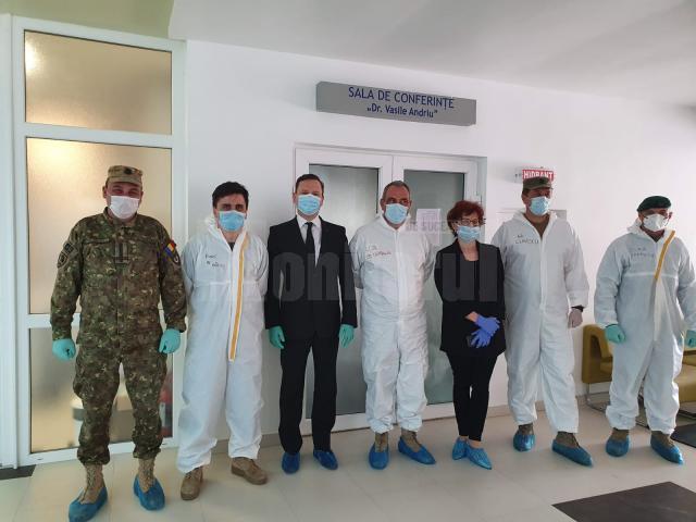 Prefectul de Suceava mulțumește public medicilor militari care au gestionat Spitalul Suceava