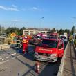 Un tânăr a fost rănit după ce a intrat cu autoturismul într-un tir, pe pasarela de la Ițcani