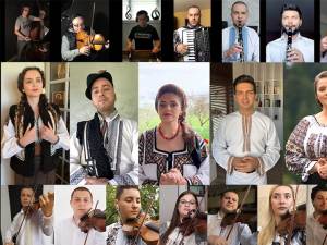 18 instrumentiști și 6 soliști vocali au înregistrat online o piesă folclorică din repertoriul regretatului Alexandru Dumbravă