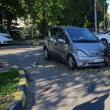 Accident între două șoferițe, în fața poliției județene