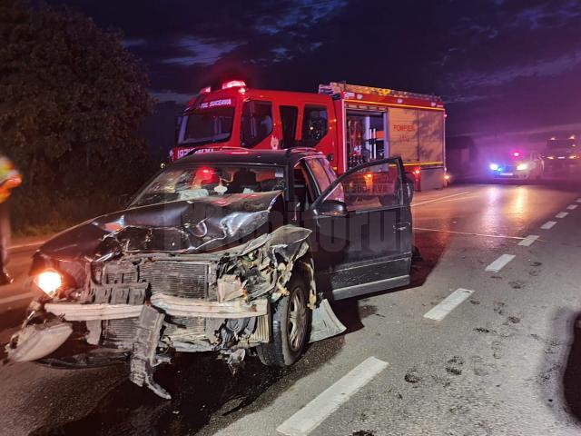 Cum s-a petrecut accidentul de marți seară de la ieșirea din Suceava spre Plopeni