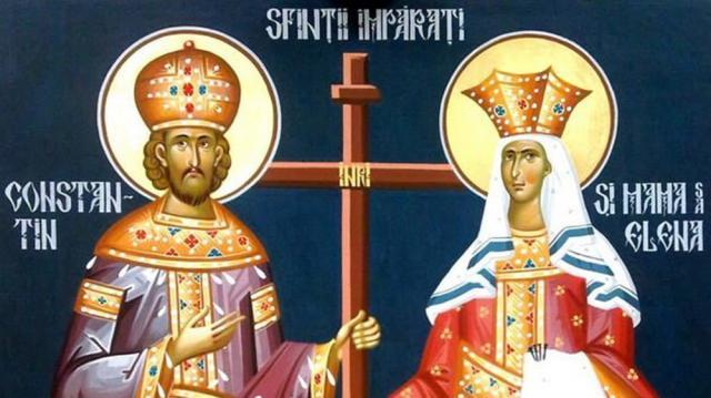Sfinţii Împăraţi Constantin şi Elena, cei "întocmai cu apostolii"