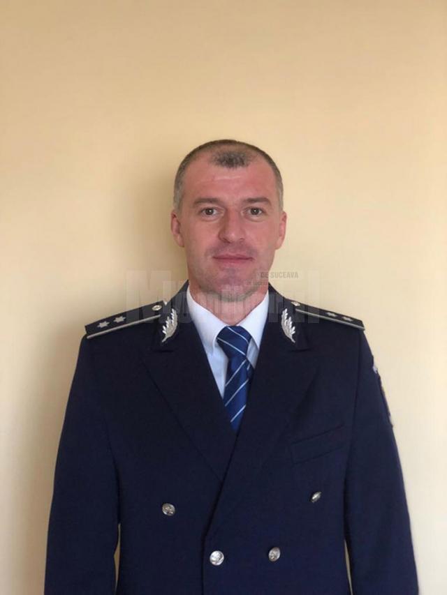 Comisarul-șef Marius Ciotău, șeful Corpului Național al Polițiștilor, organizația Suceava