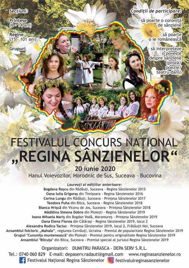 Festivalul Național Concurs „Regina Sânzienelor”, ediția a VI-a, se mută în mediul online