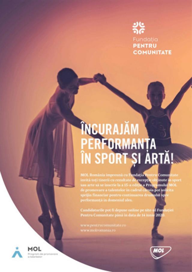 Tineri sportivi și artiști suceveni pot să obțină finanțare pentru proiecte prin Programul MOL de promovare a talentelor