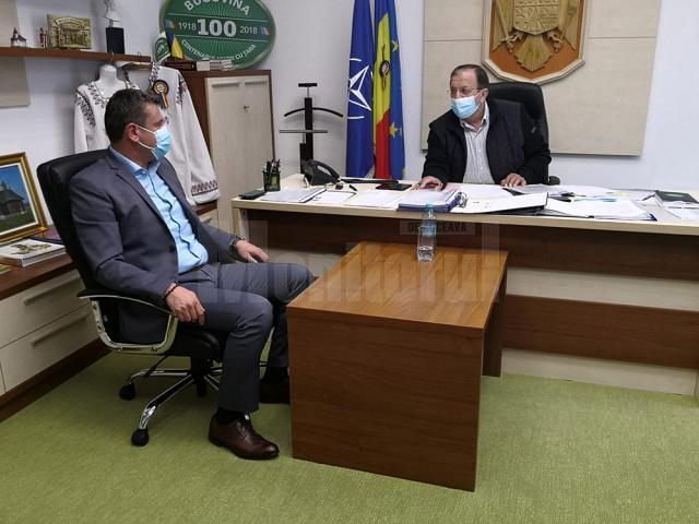 Gheorghe Flutur a discutat cu directorul ANCPI despre programul de cadastrare gratuită a localităților din județ
