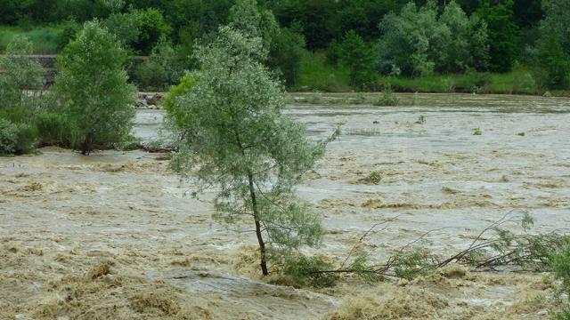 Cod roșu de inundații în bazinele hidrografice Suceava, Moldova și Bistrița