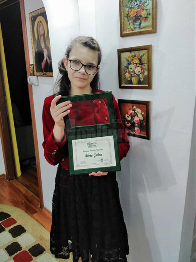 Eleva Adela Șulea, de la „Miron Costin”, a obținut marele premiu la un concurs de teatru