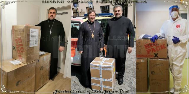 La Spitalul Județean de Urgență Suceava au ajuns echipamente sanitare în valoare de peste 6.000 de euro, la inițiativa unui preot din Germania, Vasile Florin Reuț