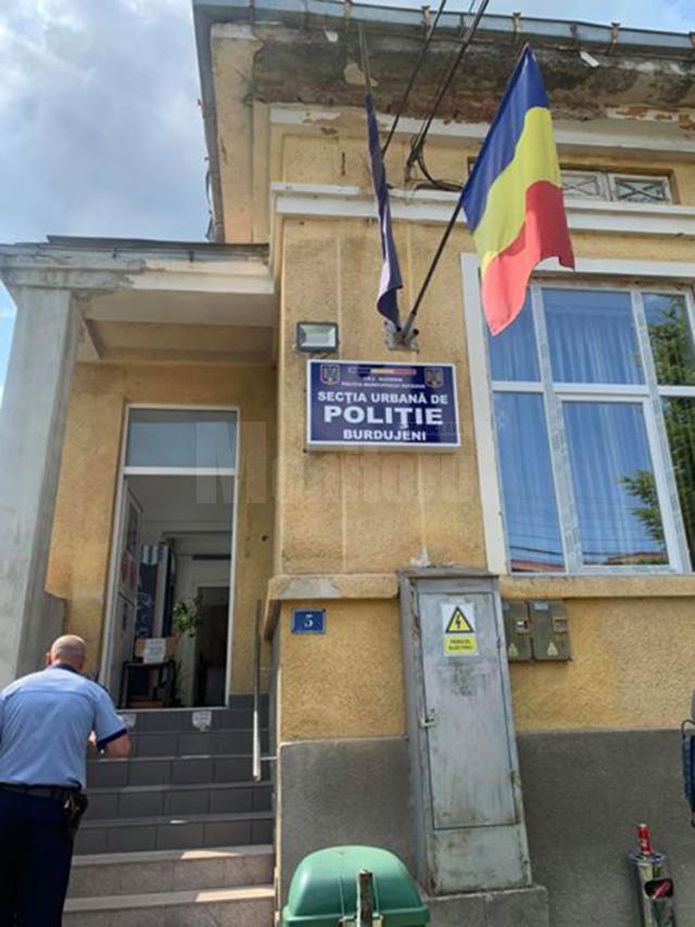 Plângerea a fost făcută la Secția Urbană de Poliție Burdujeni