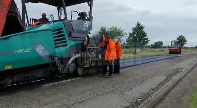 Au început reparațiile pe drumul național DN 2H, Rădăuți – Gălănești – Vicovu de Jos