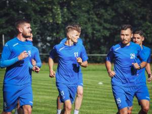Fotbalistii Bucovinei au inceout antrenamentele. Foto Cristian Plosceac