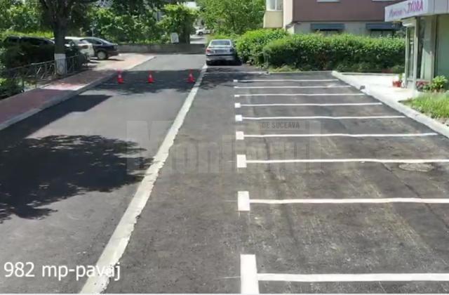 Alte 4 parcări de reședință au fost reabilitate în cartierul sucevean Obcini 2