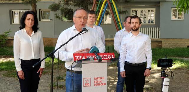 Dan Ioan Cuşnir şi candidații PSD din cartierul Burdujeni pentru CL Suceava