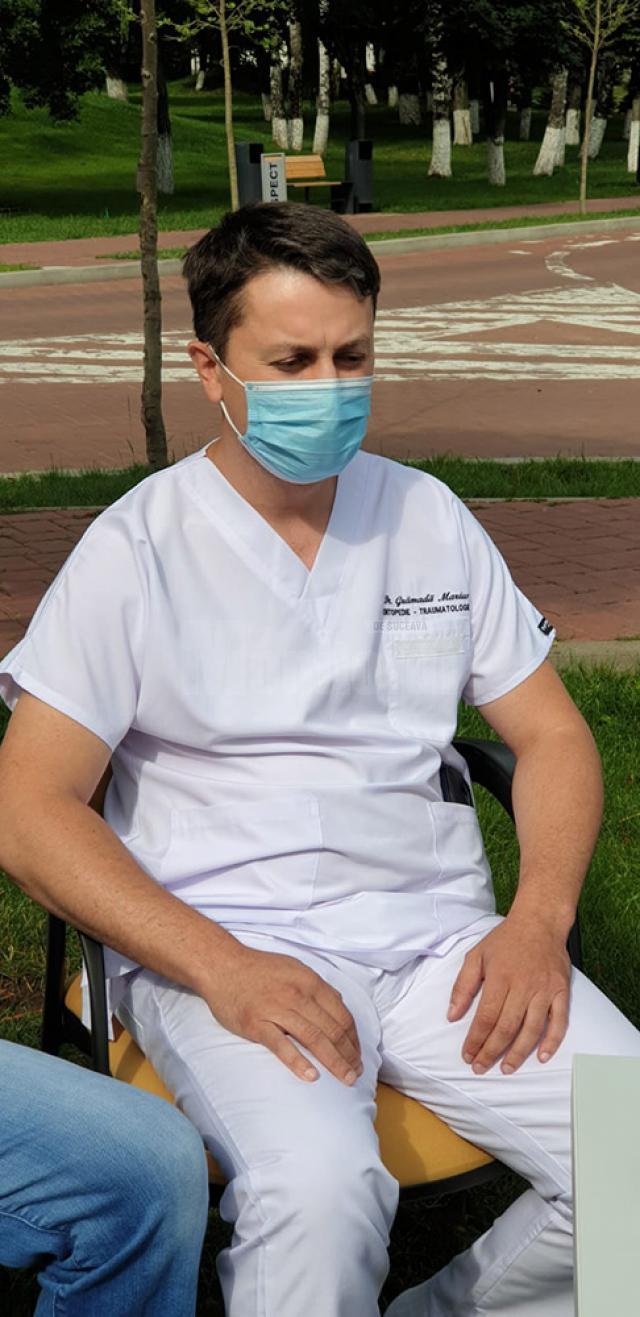 Directorul medical al Spitalului Judeţean, dr. Marius Grămadă