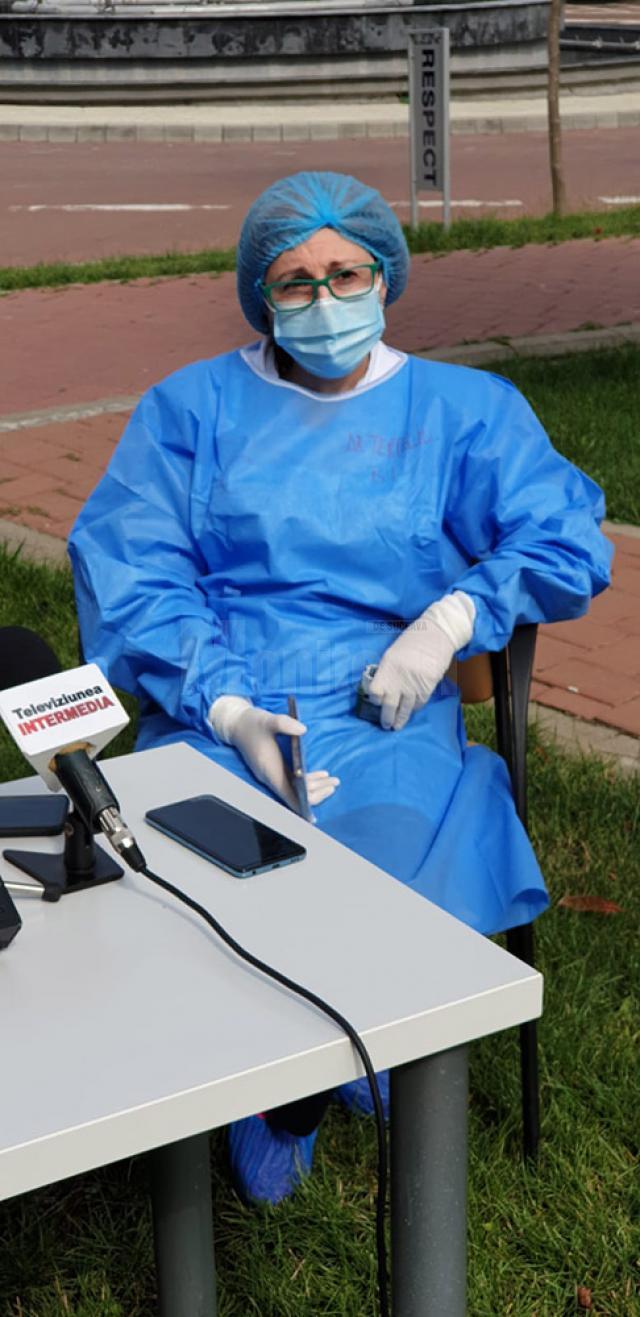 Medicul-șef al secției Boli Infecțioase, dr. Monica Terteliu