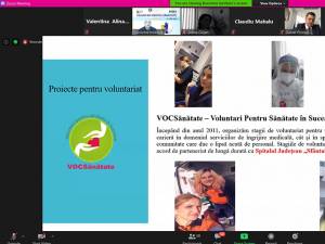 Proiecte și activități de voluntariat prezentate în cadrul conferinței online „Voluntari pentru sănătate”