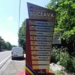 Totemuri luminoase cu numele localităților înfrățite cu Suceava au fost amplasate la intrările în oraș